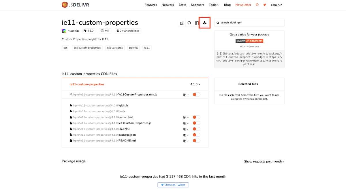 [ie11-custom-properties サイト画面