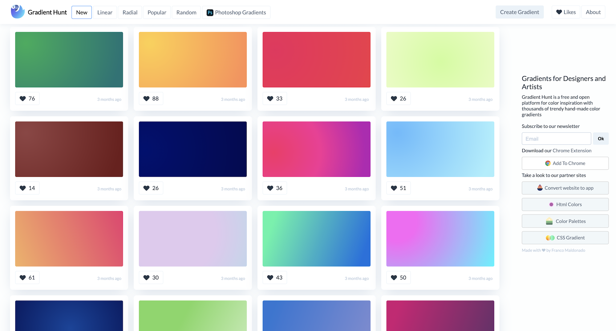 Gradient Huntのスクリーンショット